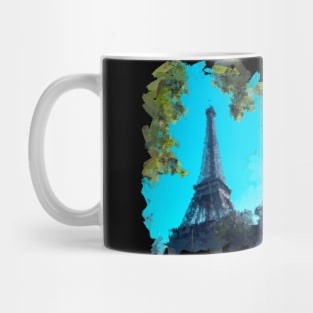 Eiffel tower oil painting Mug